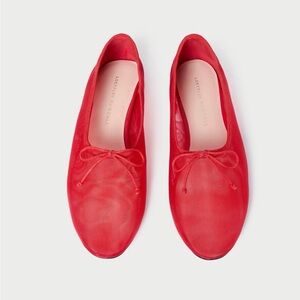 Loeffler Randall Landon Red Mesh Ballet Flat 8.5